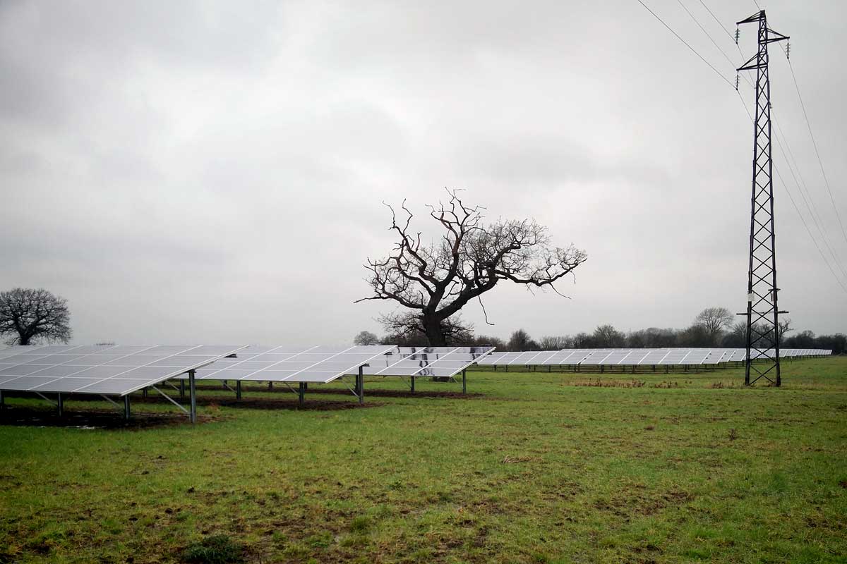 Solarpark Upper Huntingford (GB)