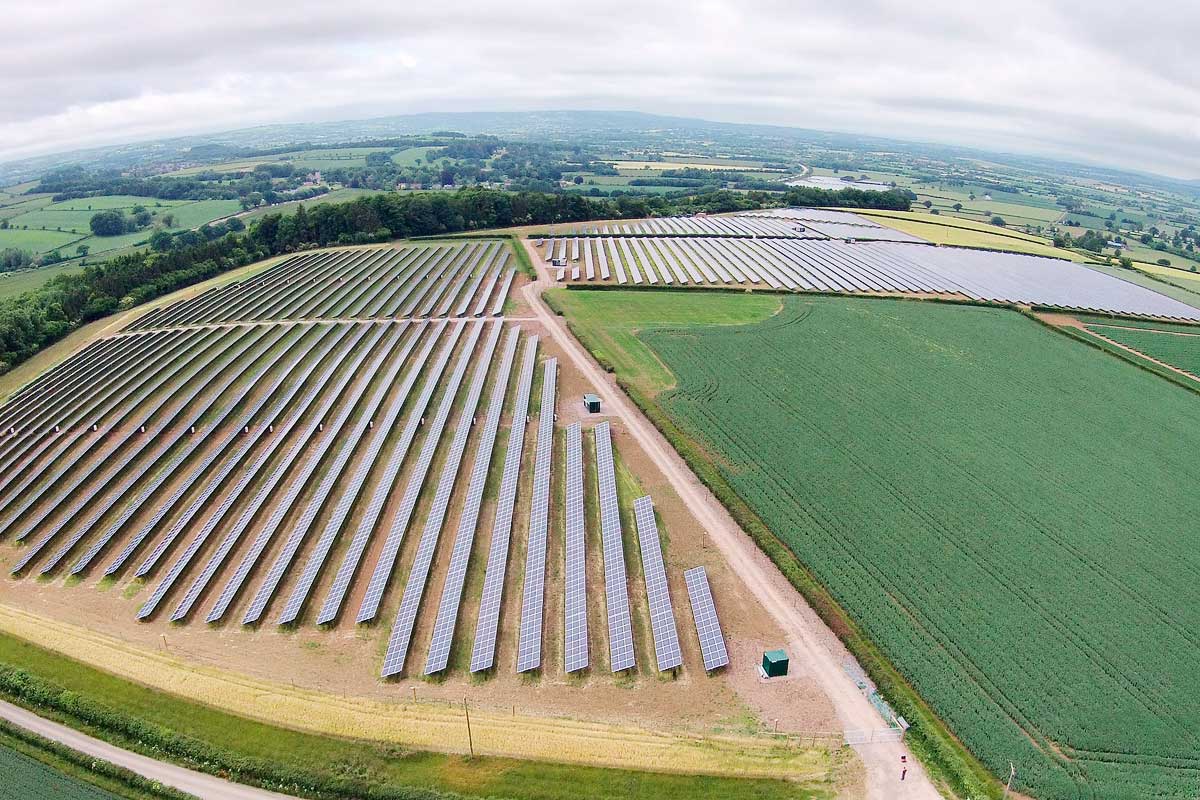 Solar park Hurcott (GB)