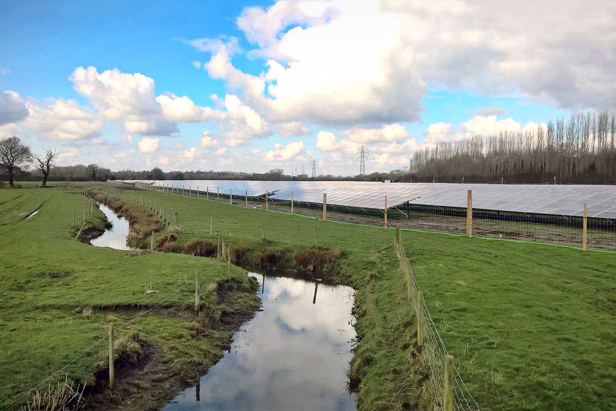 Solar park Marchington (GB)