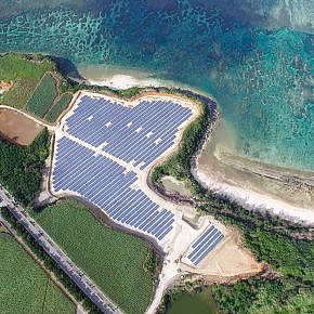 A pleasant aerial view