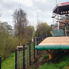 From the launch pad of the Flying Fox…