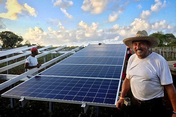 Solar park Corn Island, Nicaragua