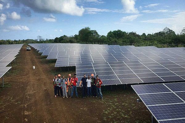 Solar park Corn Island, Nicaragua